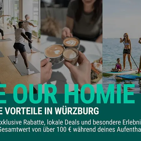 Hotel Homie Kunterbunt Wurzburgo